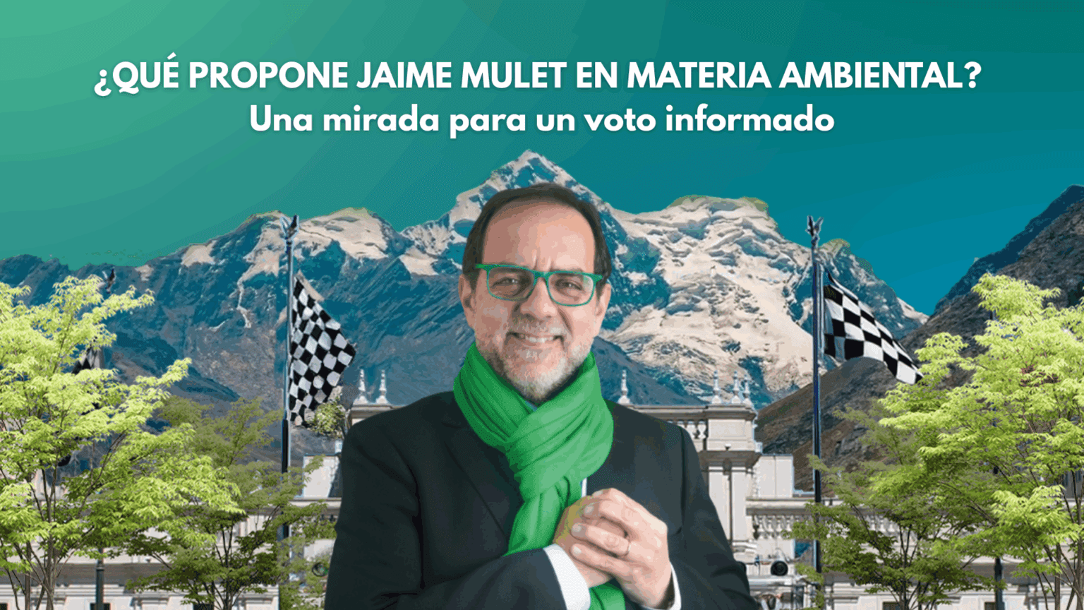 ¿Qué propone Jaime Mulet en materia de medioambiente? Claves para un voto informado.