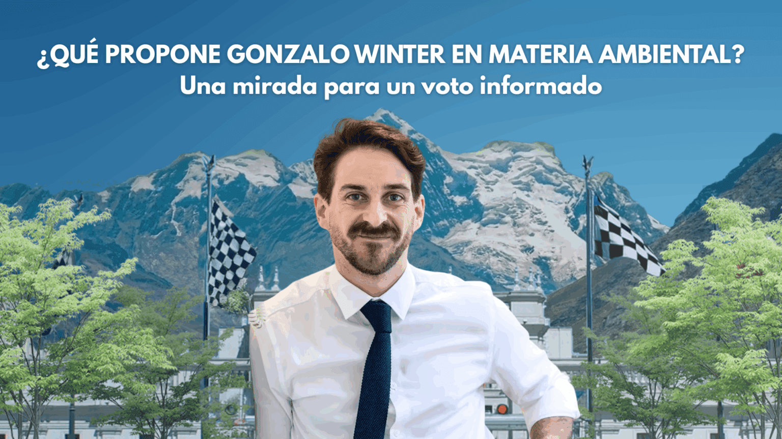 ¿Qué propone Gonzalo Winter en materia de medioambiente? Claves para un voto informado